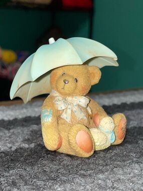 Vintage Cherished Teddies "Alan: Showers of Friendship" figurine